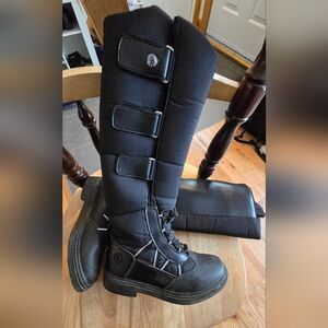 BR Waterproof Insulated Riding Boots Youth EU 36 Black